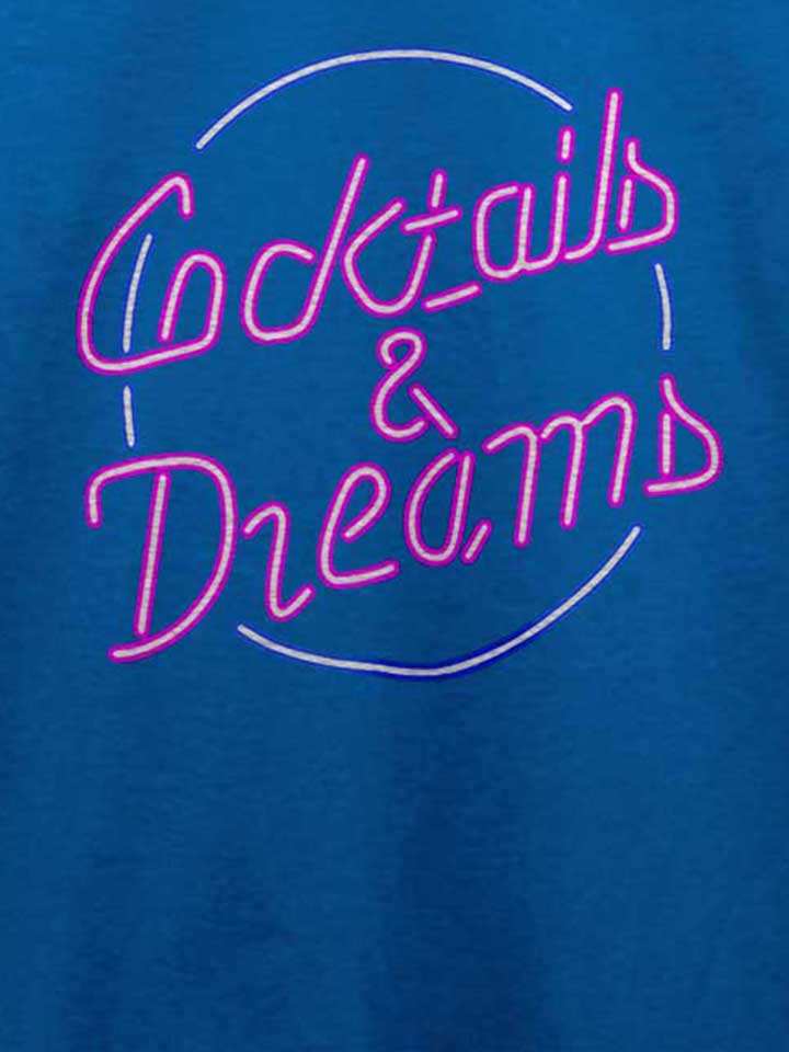 coctails-and-dreams-t-shirt royal 4