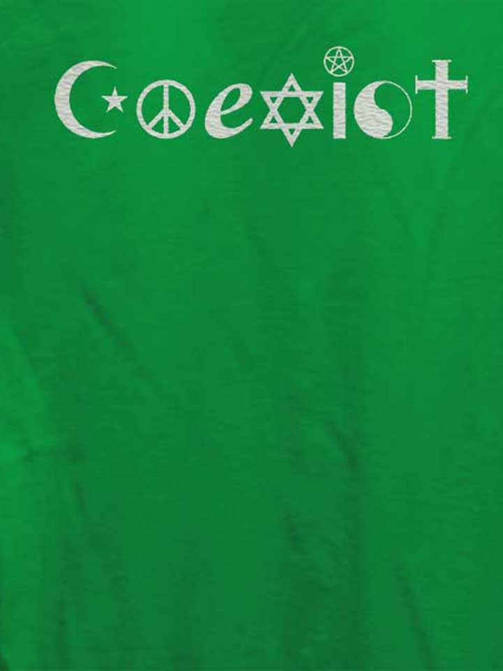 coexist-damen-t-shirt gruen 4
