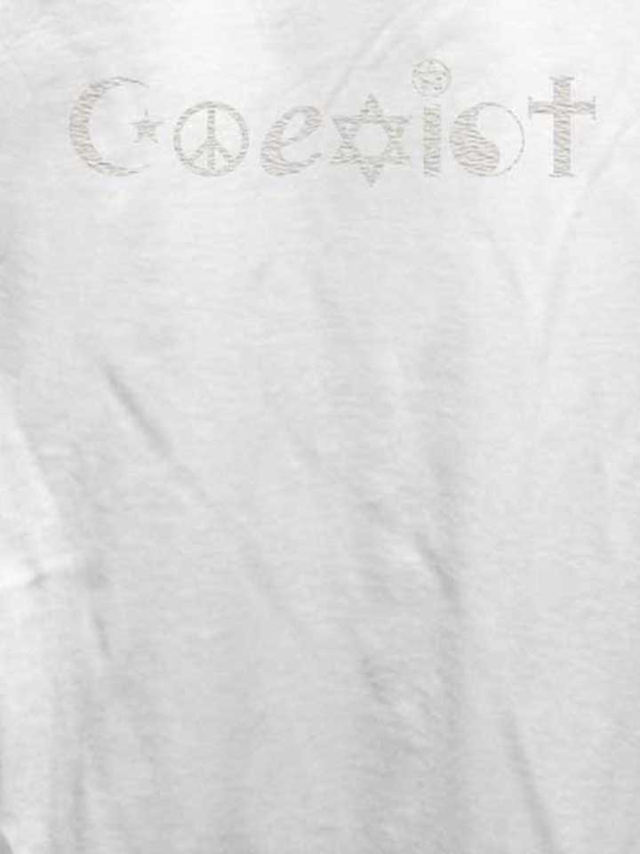 coexist-damen-t-shirt weiss 4