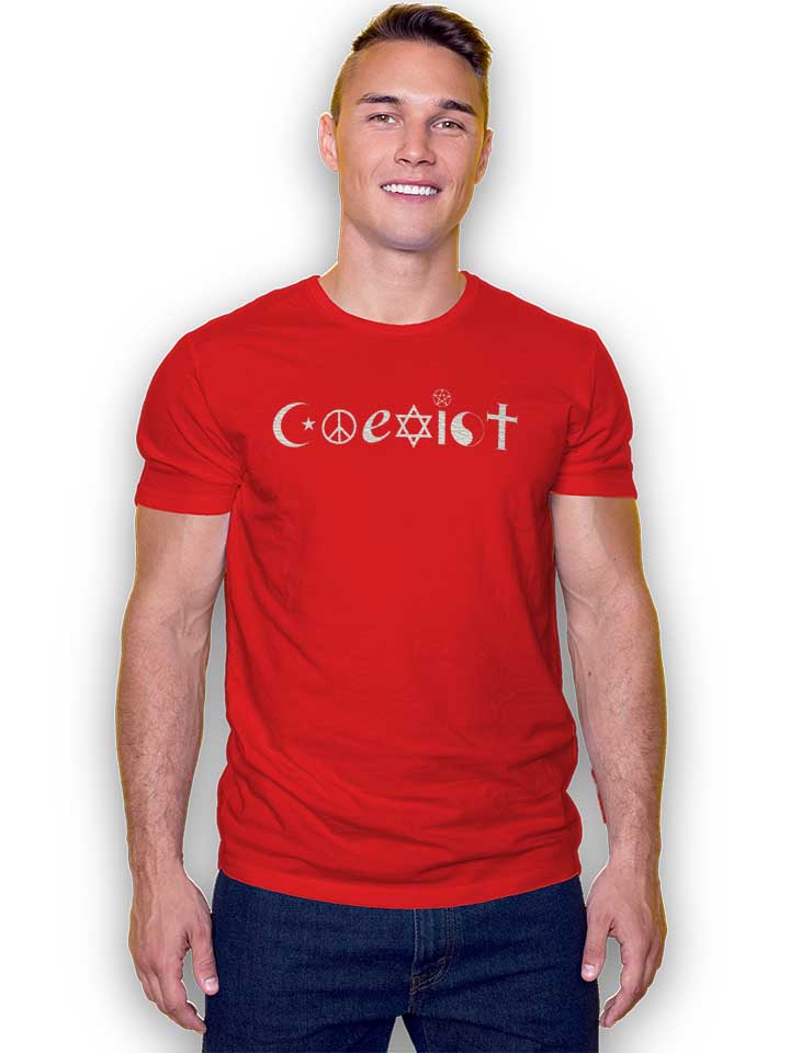 coexist-t-shirt rot 2