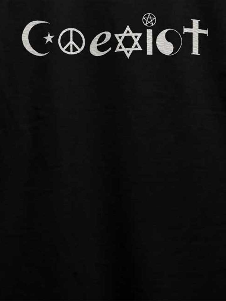 coexist-t-shirt schwarz 4