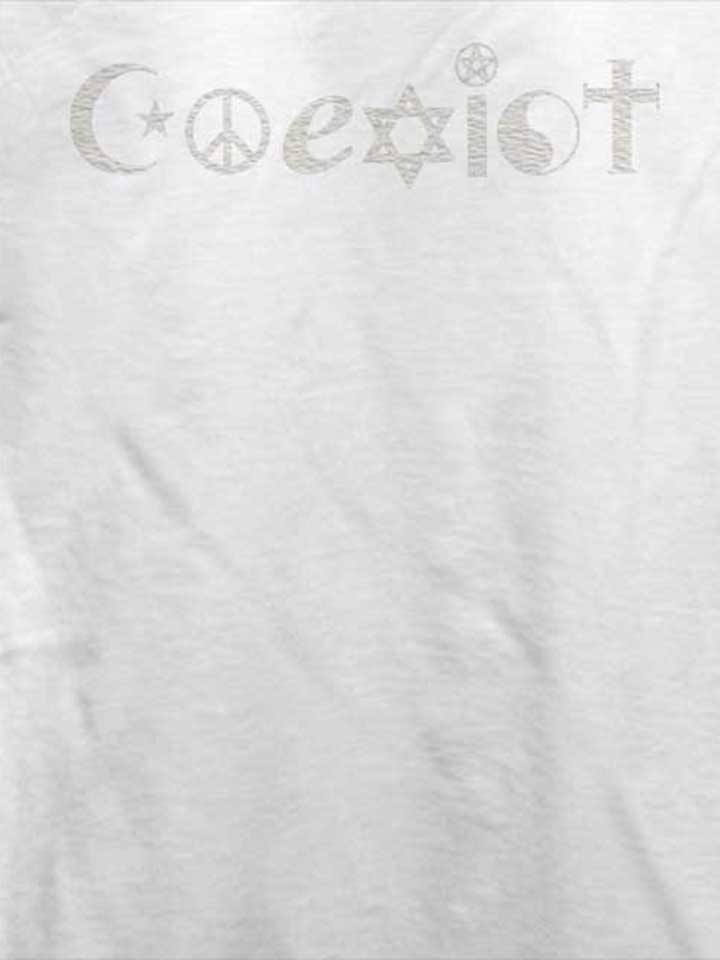 coexist-t-shirt weiss 4