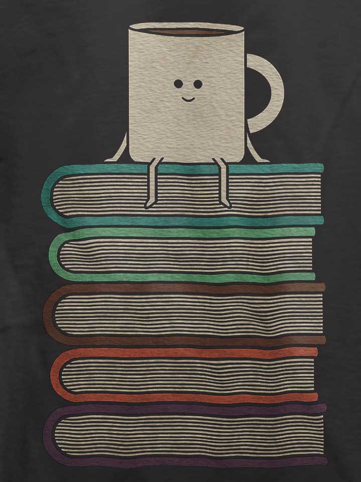 coffee-books-t-shirt dunkelgrau 4