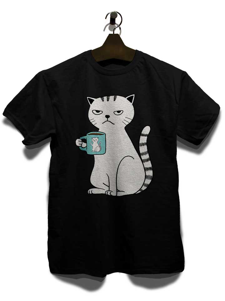 coffee-cat-t-shirt schwarz 3