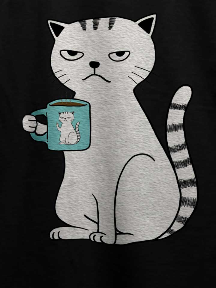coffee-cat-t-shirt schwarz 4