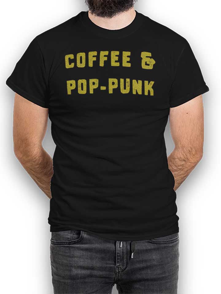 Coffee Pop Punk T-Shirt noir L