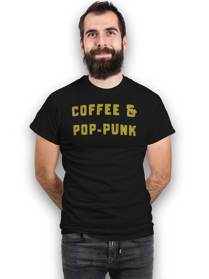 coffee-pop-punk-t-shirt schwarz 2