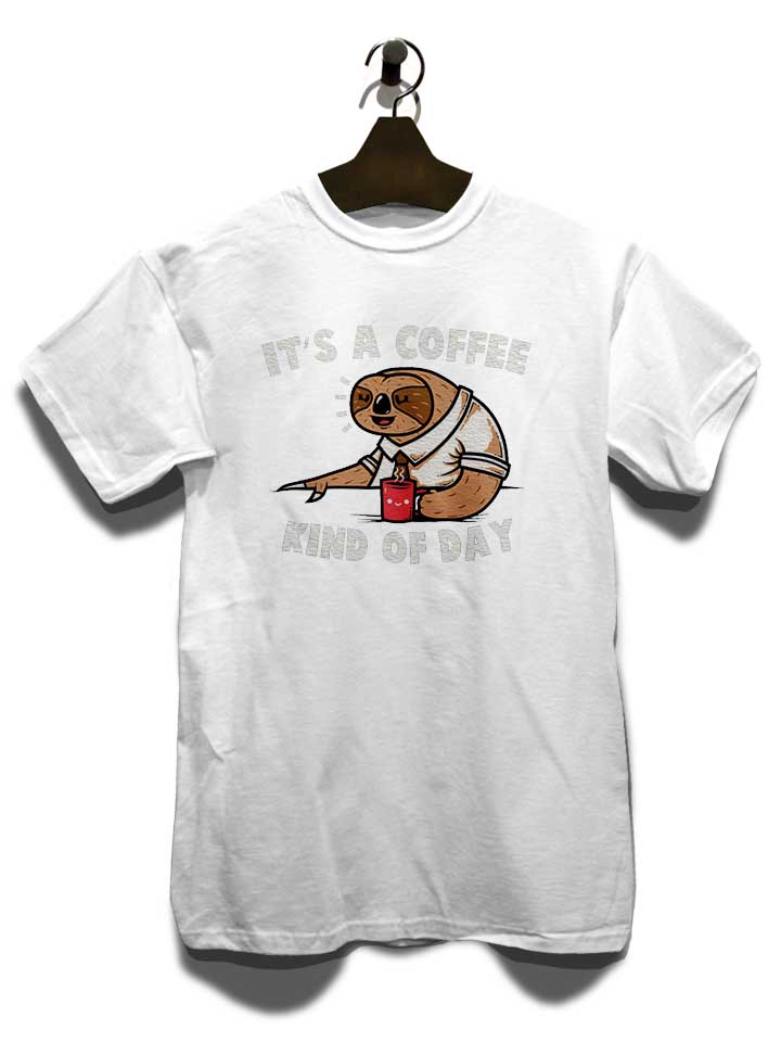 coffee-sloth-02-t-shirt weiss 3