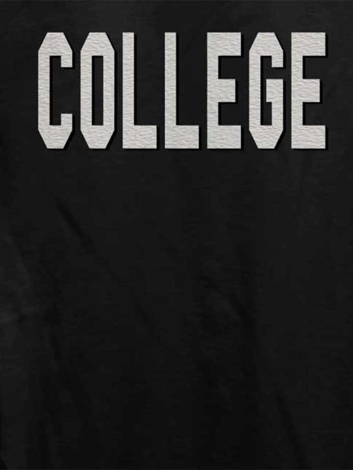 college-damen-t-shirt schwarz 4