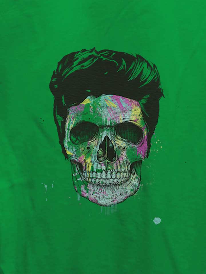 color-your-skull-damen-t-shirt gruen 4