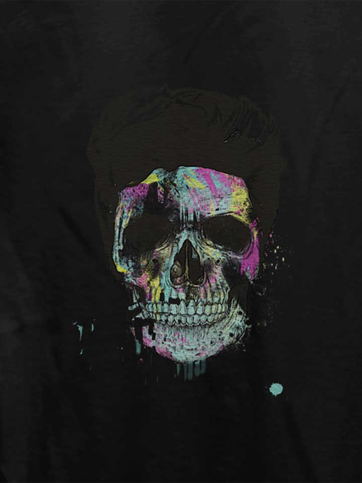 color-your-skull-damen-t-shirt schwarz 4