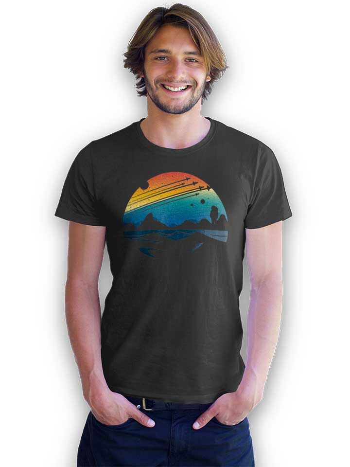 colorful-space-sunset-t-shirt dunkelgrau 2