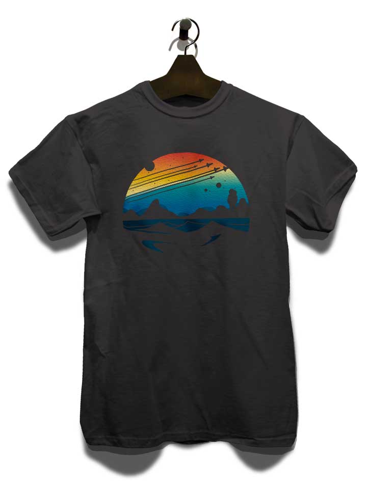 colorful-space-sunset-t-shirt dunkelgrau 3