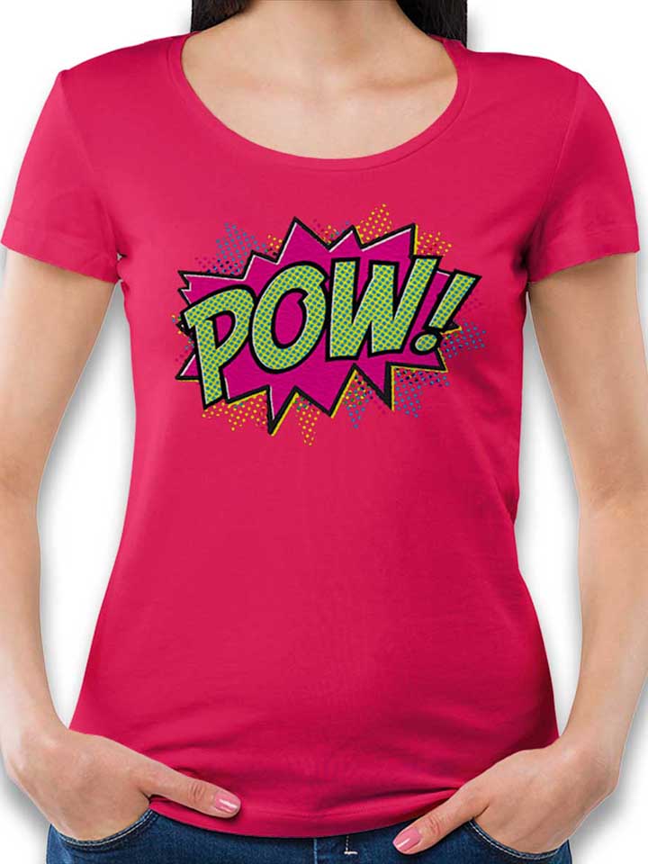 comic-pop-art-damen-t-shirt fuchsia 1