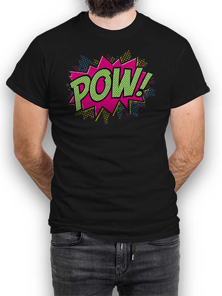 Comic Pop Art T-Shirt schwarz L