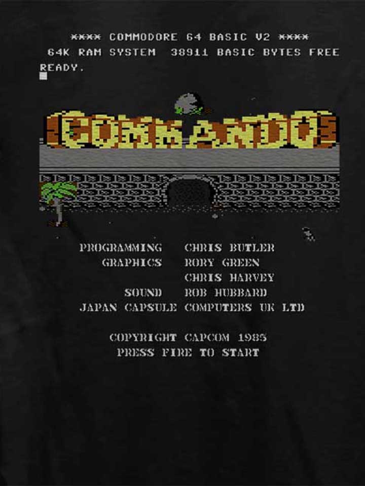 commando-damen-t-shirt schwarz 4