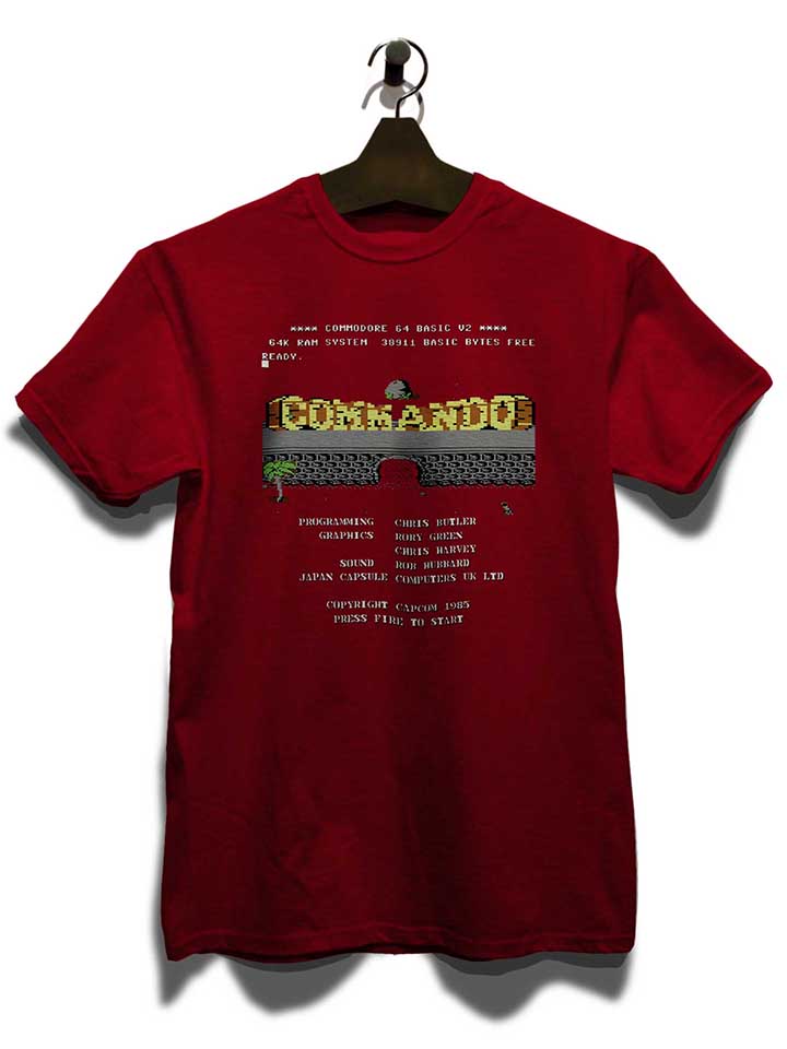 commando-t-shirt bordeaux 3