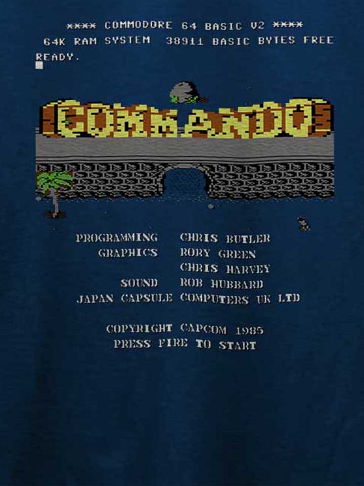 commando-t-shirt dunkelblau 4