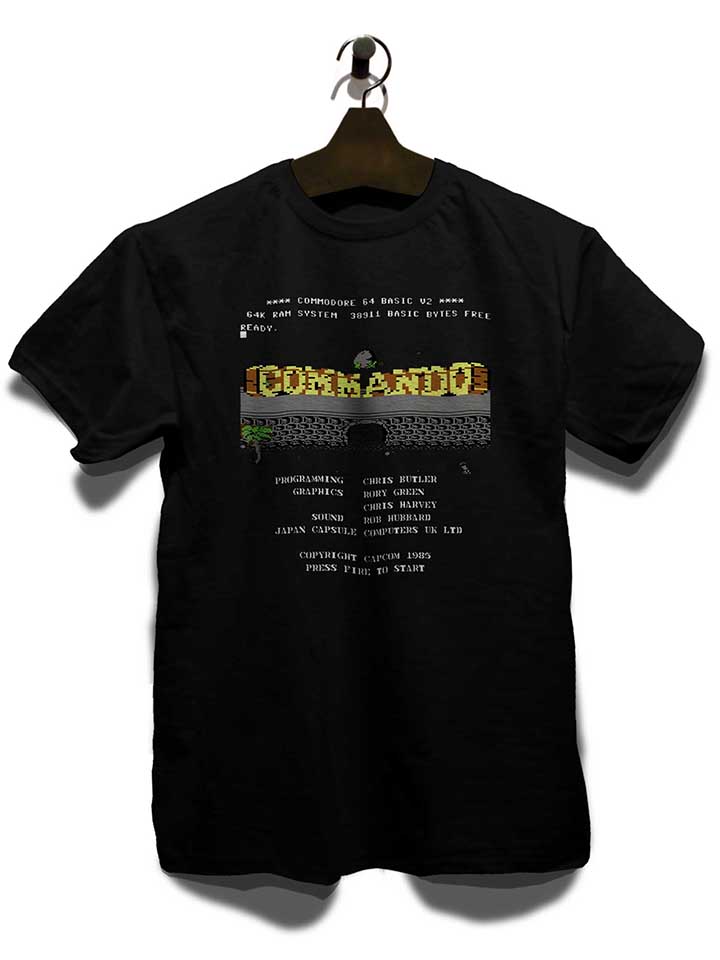 commando-t-shirt schwarz 3