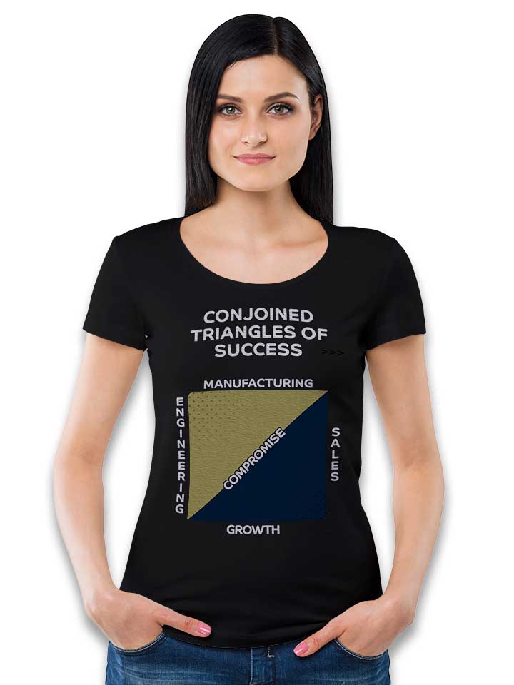 conjoined-triangles-of-sucess-damen-t-shirt schwarz 2