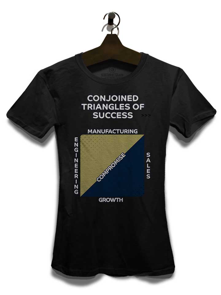 conjoined-triangles-of-sucess-damen-t-shirt schwarz 3