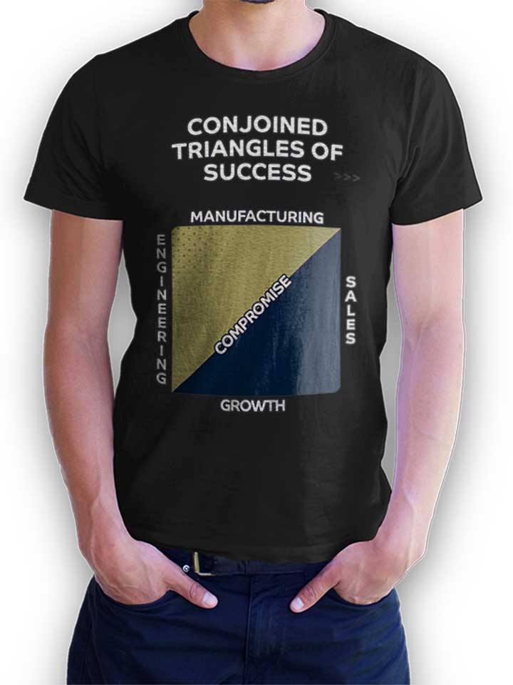 Conjoined Triangles Of Sucess Camiseta negro L