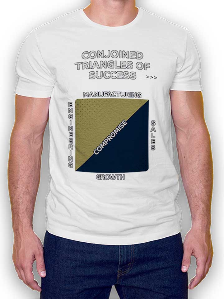 Conjoined Triangles Of Sucess T-Shirt blanc L