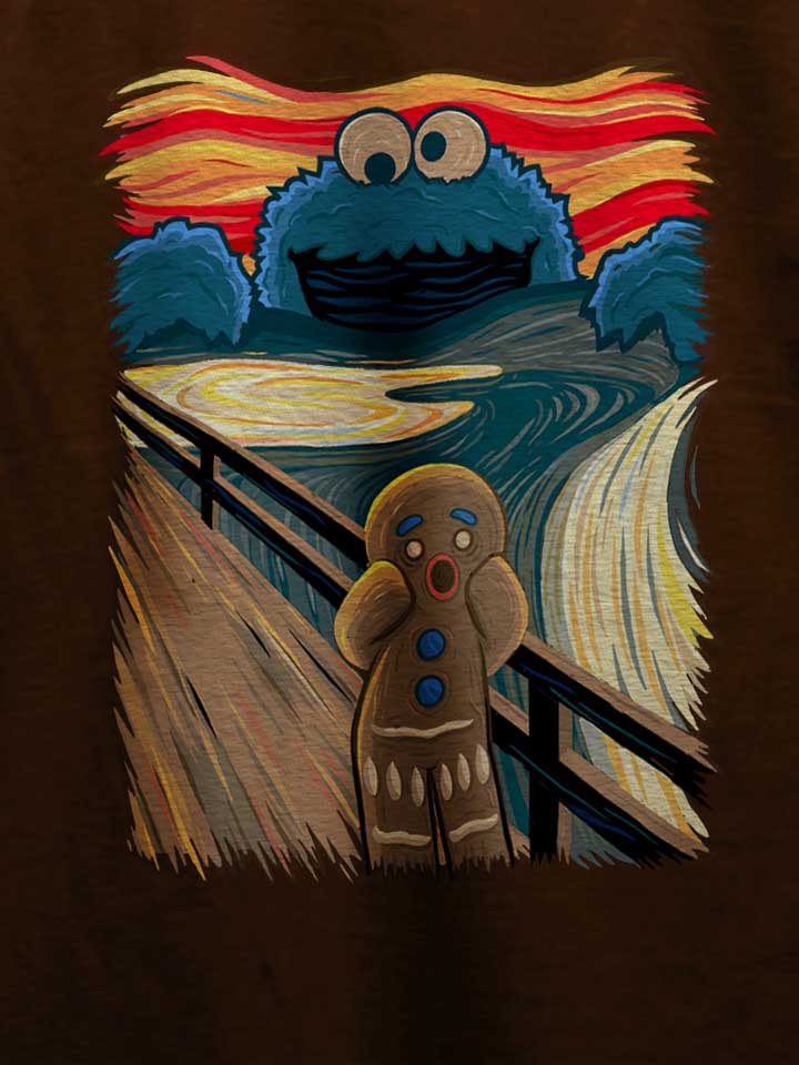 cookie-monster-art-t-shirt braun 4