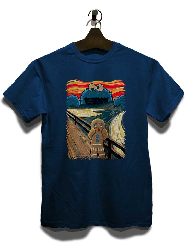cookie-monster-art-t-shirt dunkelblau 3