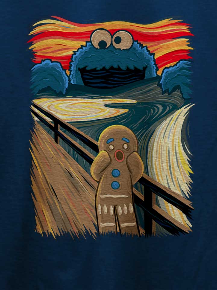 cookie-monster-art-t-shirt dunkelblau 4
