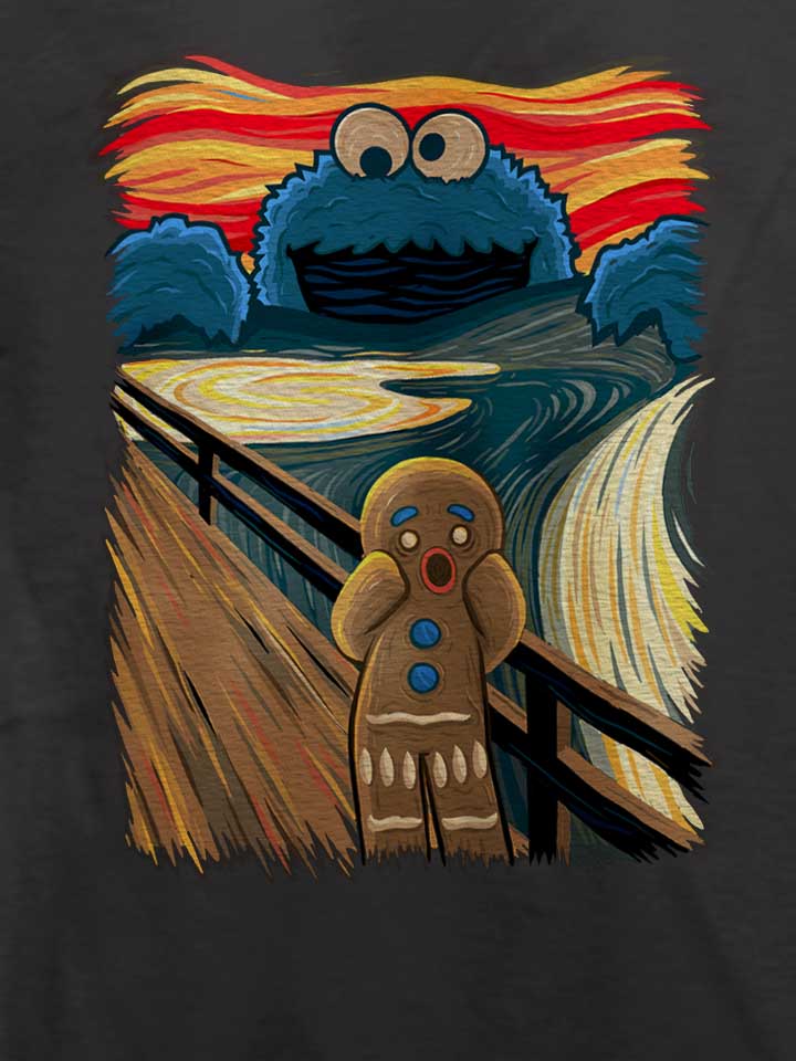 cookie-monster-art-t-shirt dunkelgrau 4
