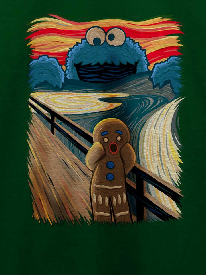 cookie-monster-art-t-shirt dunkelgruen 4