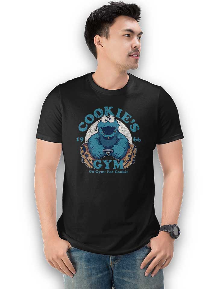 cookie-monster-gym-t-shirt schwarz 2