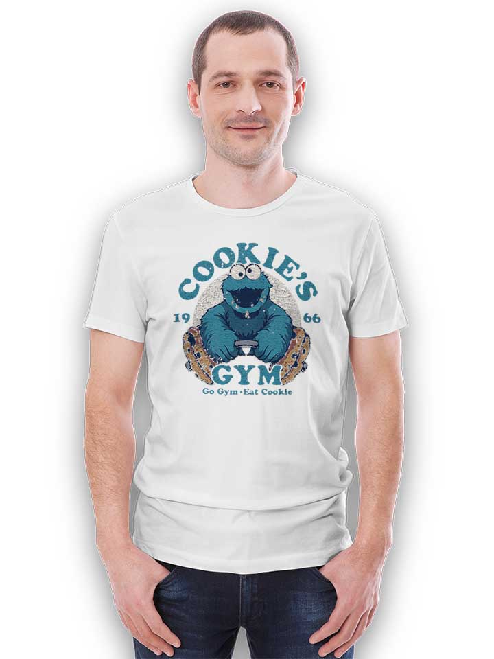 cookie-monster-gym-t-shirt weiss 2