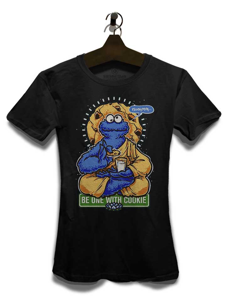 cookie-monster-yoga-damen-t-shirt schwarz 3