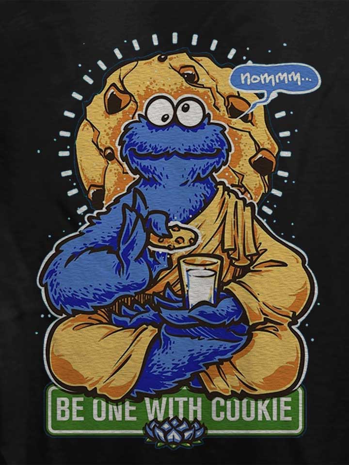 cookie-monster-yoga-damen-t-shirt schwarz 4