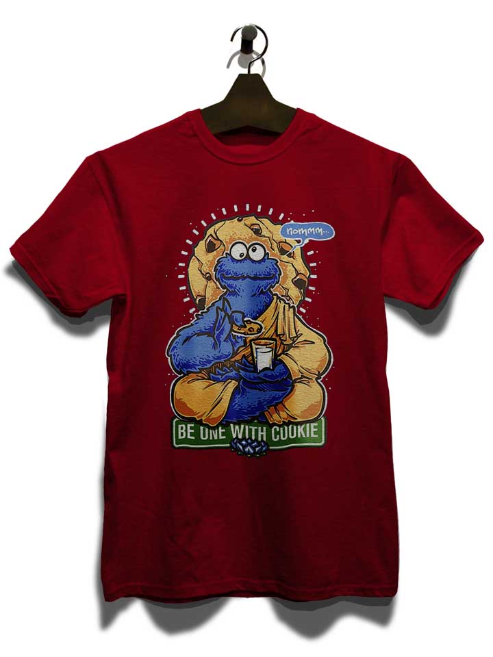 cookie-monster-yoga-t-shirt bordeaux 3