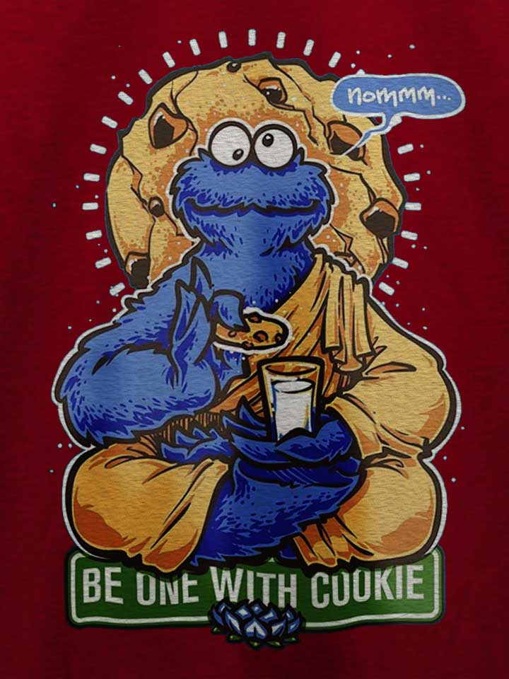 cookie-monster-yoga-t-shirt bordeaux 4