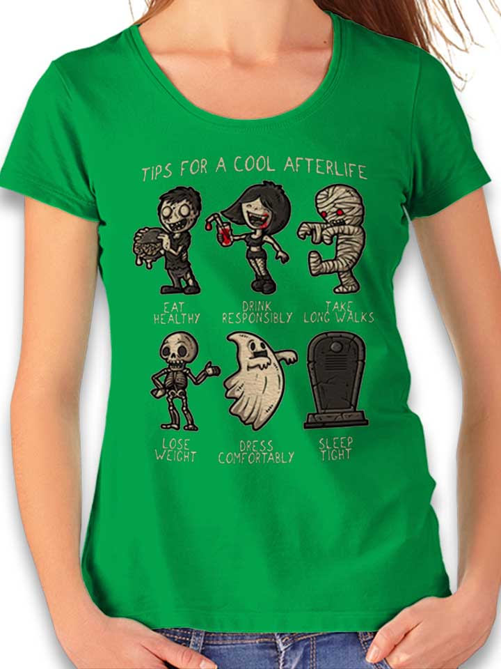 Cool Afterlife Womens T-Shirt green L