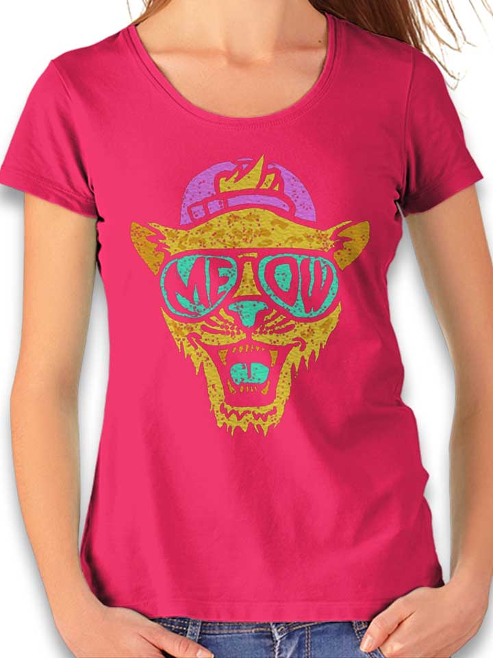 Cool Cat Damen T-Shirt fuchsia L