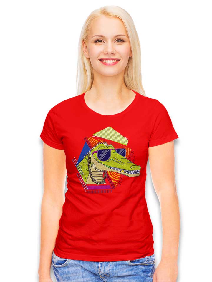 cool-crocodile-damen-t-shirt rot 2