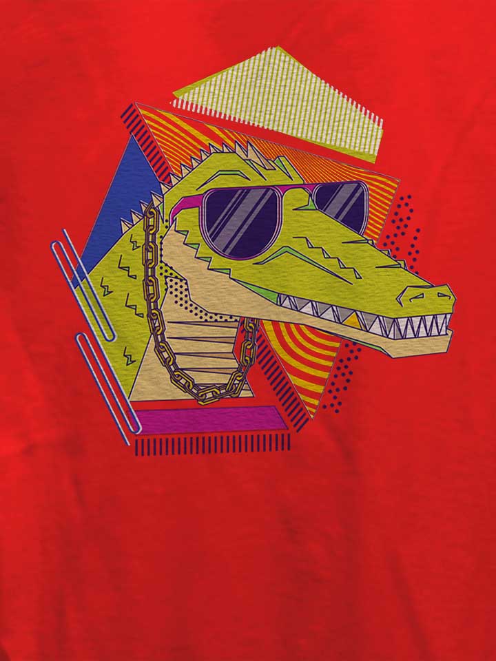 cool-crocodile-damen-t-shirt rot 4
