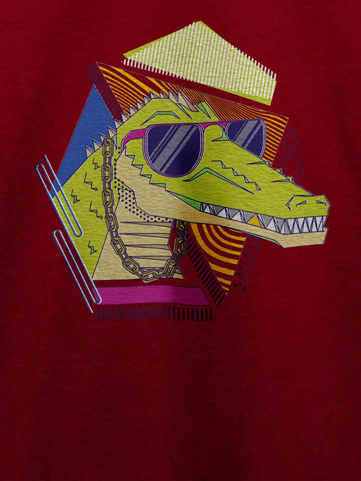 cool-crocodile-t-shirt bordeaux 4