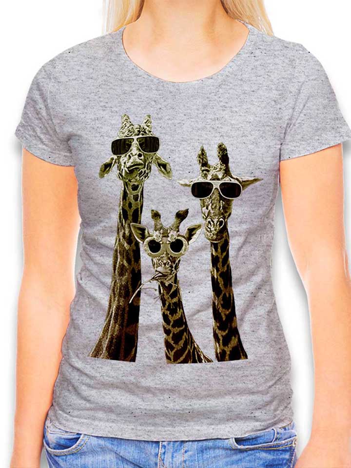 cool-giraffes-damen-t-shirt grau-meliert 1