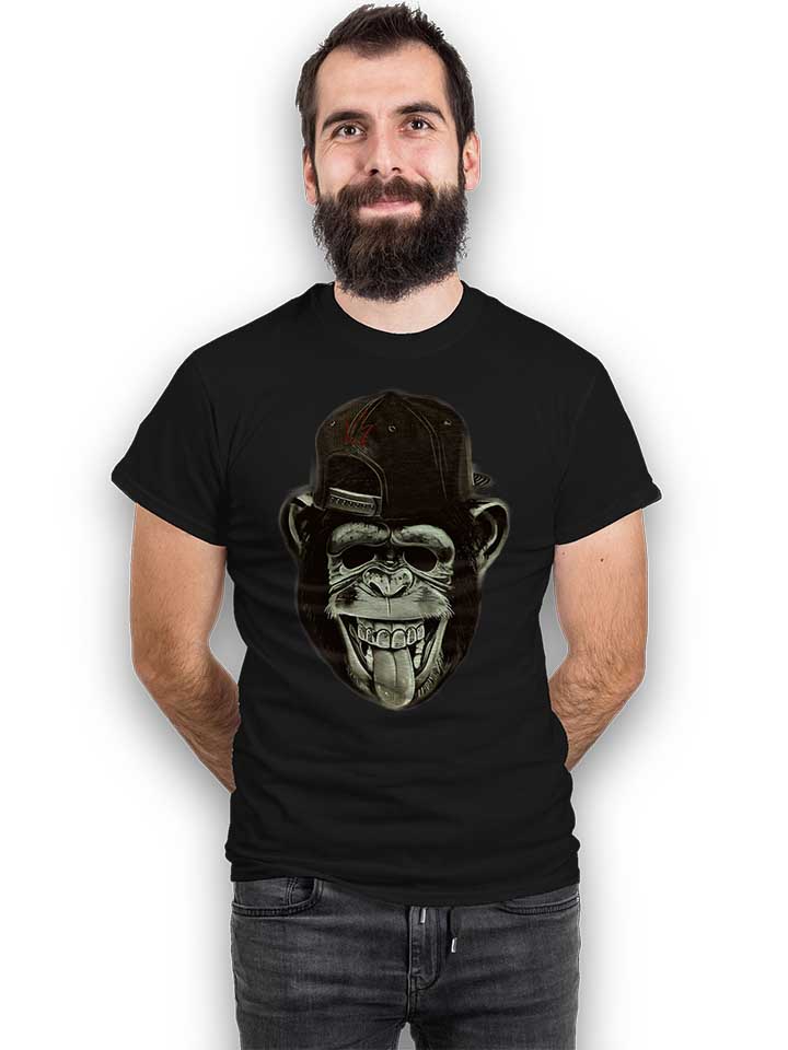 cool-monkey-t-shirt schwarz 2