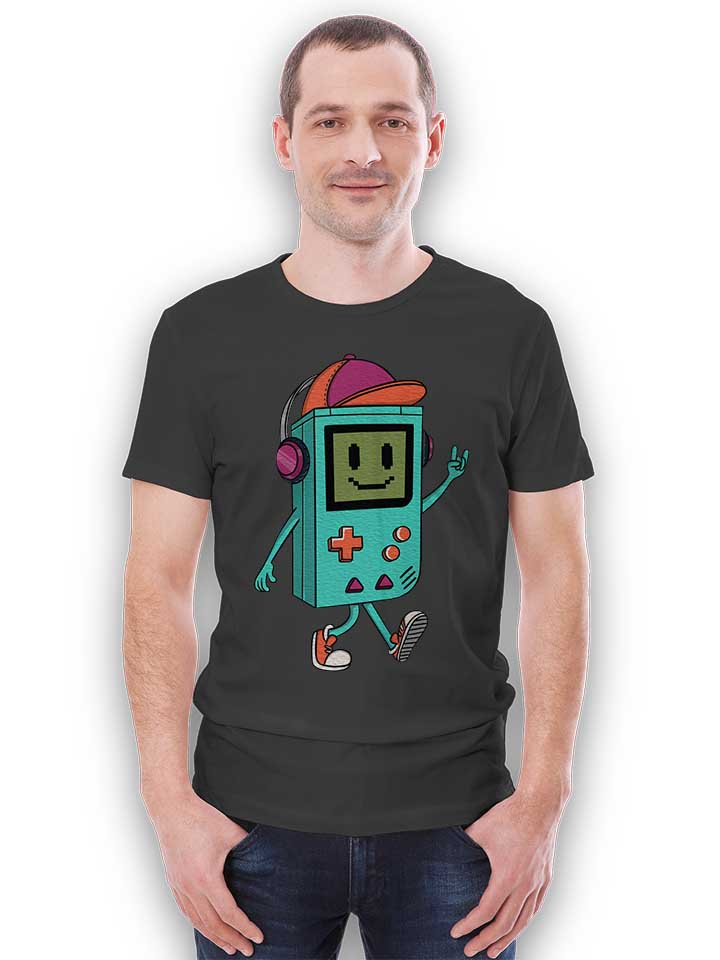 cool-retro-gamer-t-shirt dunkelgrau 2