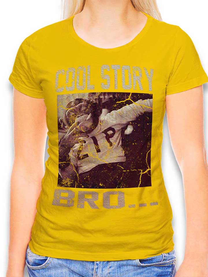 Cool Story Bro 02 Vintage Damen T-Shirt gelb L