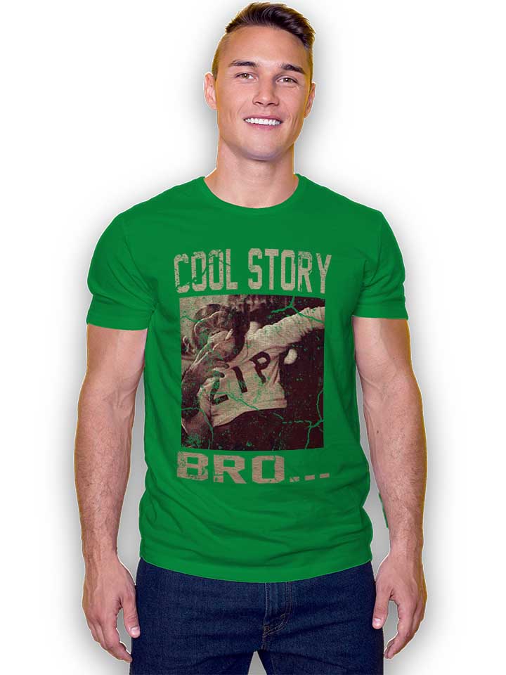 cool-story-bro-02-vintage-t-shirt gruen 2