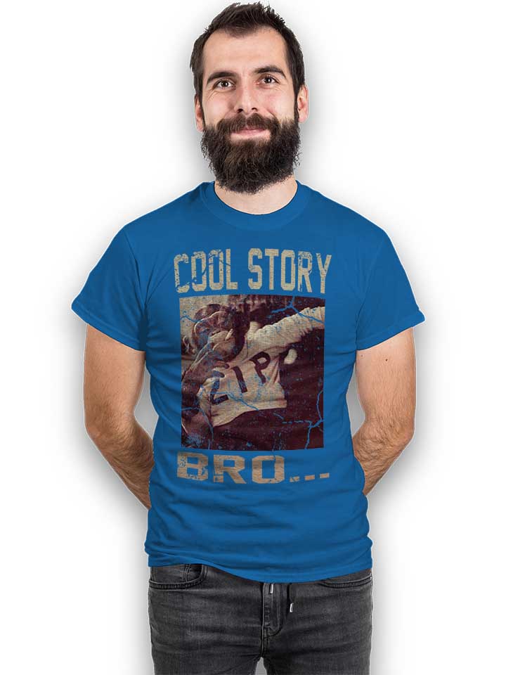 cool-story-bro-02-vintage-t-shirt royal 2
