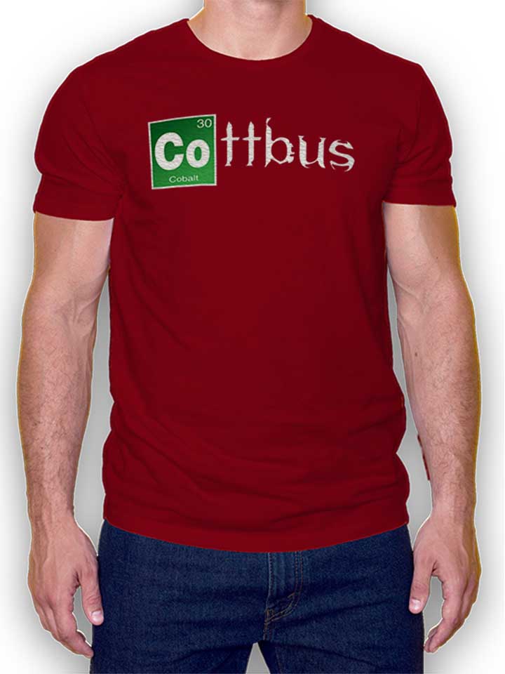 cottbus-t-shirt bordeaux 1
